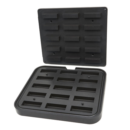Tartlet Mould | Rectangle | 90x30/85x26 mm | 15 pieces 1
