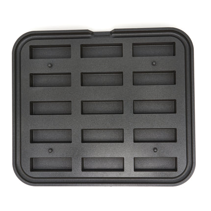 Tartlet Mould | Rectangle | 90x30/85x26 mm | 15 pieces 2