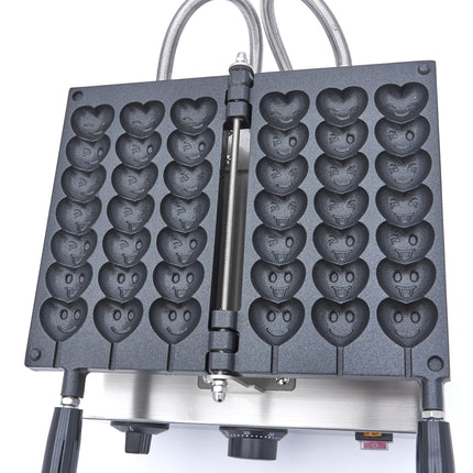 Waffle Maker | 3 Lollies | Hearts with Emojis on Sticks 7