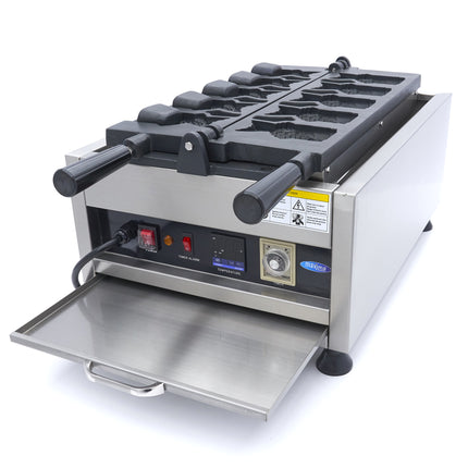 Waffle Maker | 5 Taiyaki / Fish Shapes | Rotatable | Digital 8