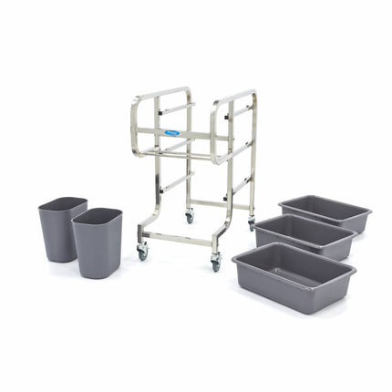 Cleaning Trolley | incl 5 Bins 5