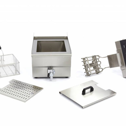 Deep Fryer | 16L | 1 Basket | with Drain Tap 8