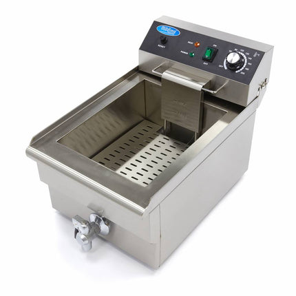 Deep Fryer | 16L | 1 Basket | with Drain Tap 6