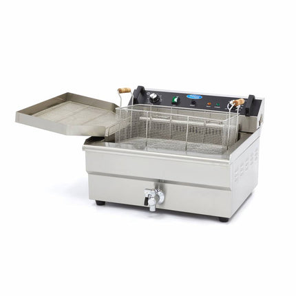 Deep Fryer | 30L | 1 Basket | with Drain Tap 5