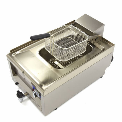 Deep Fryer | 10L | 1 Basket | with Drain Tap | 400V 5