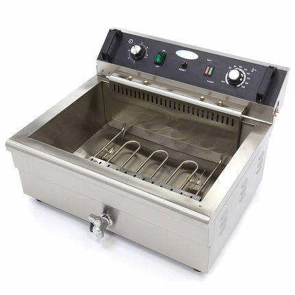 Deep Fryer | 20L | 1 Basket | with Drain Tap 7