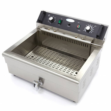 Deep Fryer | 20L | 1 Basket | with Drain Tap 8