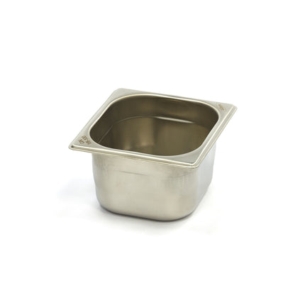 Gastronorm Container | 1/6 GN | 10cm Deep | Stainless Steel 1