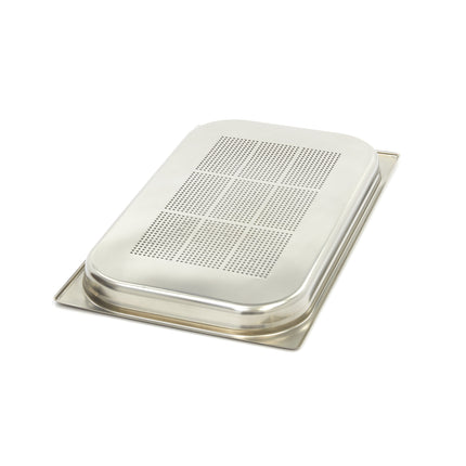 Gastronorm Container | 1/1 GN | 4cm Deep | Stainless Steel | Perforated 2