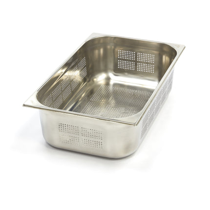 Gastronorm Container | 1/1 GN | 15cm Deep | Stainless Steel | Perforated 1