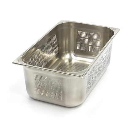 Gastronorm Container | 1/1 GN | 20cm Deep | Stainless Steel | Perforated 1