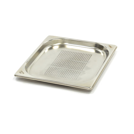 Gastronorm Container | 1/2 GN | 2cm Deep | Stainless Steel | Perforated 1