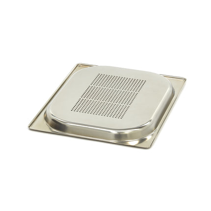 Gastronorm Container | 1/2 GN | 2cm Deep | Stainless Steel | Perforated 2