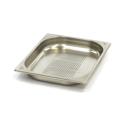 Gastronorm Container | 1/2 GN | 4cm Deep | Stainless Steel | Perforated 1