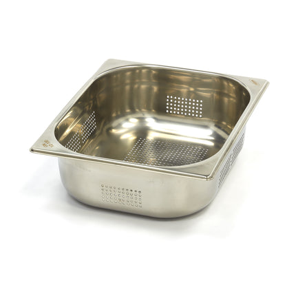 Gastronorm Container | 1/2 GN | 10cm Deep | Stainless Steel | Perforated 1