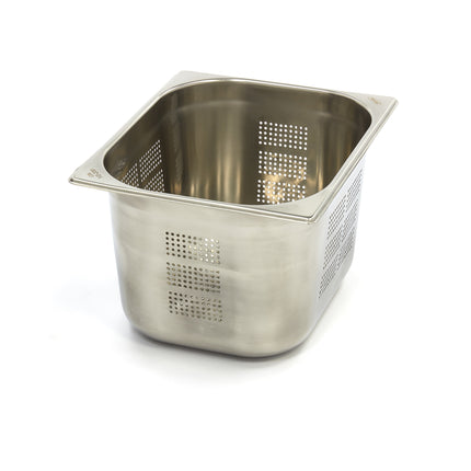Gastronorm Container | 1/2 GN | 20cm Deep | Stainless Steel | Perforated 1