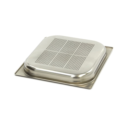 Gastronorm Container | 2/3 GN | 4cm Deep | Stainless Steel | Perforated 2
