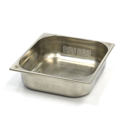 Gastronorm Container | 2/3 GN | 10cm Deep | Stainless Steel | Perforated 1