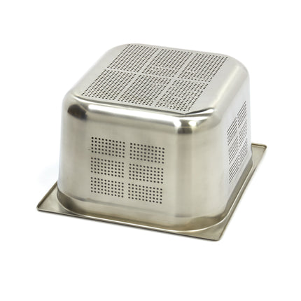 Gastronorm Container | 2/3 GN | 20cm Deep | Stainless Steel | Perforated 2