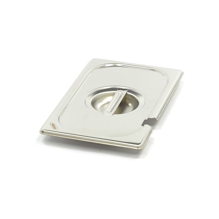Gastronorm Lid | 1/4 GN | Stainless Steel | with Recess 1