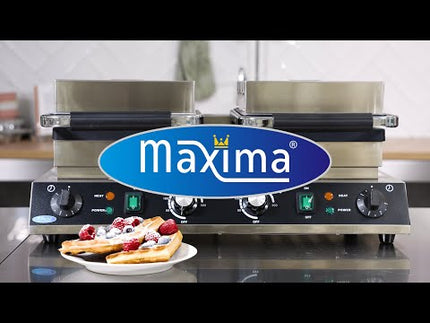Waffle Maker | 4 Pieces | Belgian | Double 9